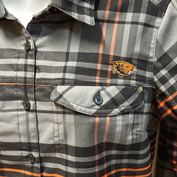 Columbia Oregon State University Beavers Button Shirt - Picture 4 of 7